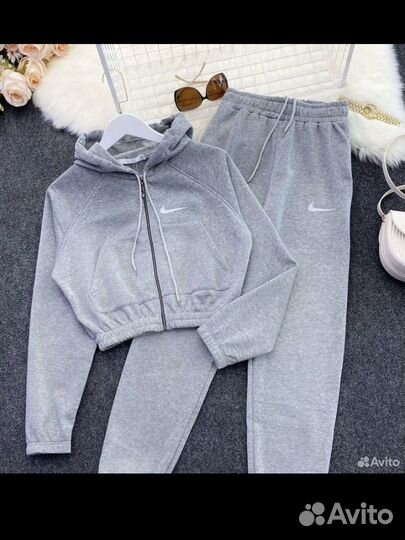 Костюм спортивный найк с флисом