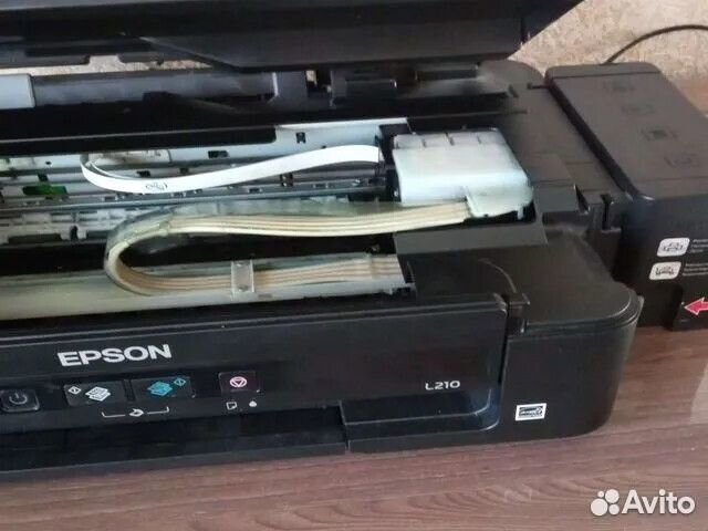 Принтер мфу Epson L210 с заводской снпч