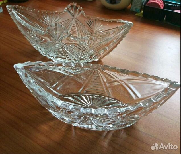 Хрусталь. Вазы,конфетницы,салатницы,фужеры,бок