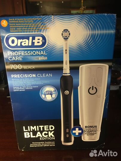Зубная щетка Oral-B 700 (Black Edition pro)