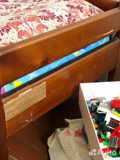 Кровать односпальная с матрассом 70х190 см