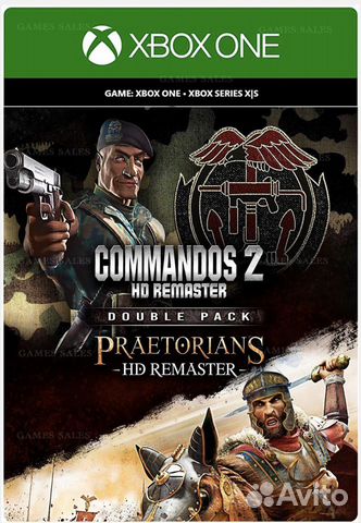 Commandos 2 & praetorians xbox ONE X/S ключ