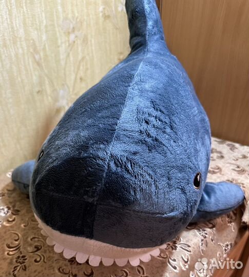 Мягкая игрушка-подушка акула 80 см новая
