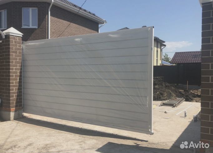 Откатные ворота металлические 4,7*2