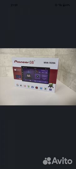 Магнитола 2 din pioneer