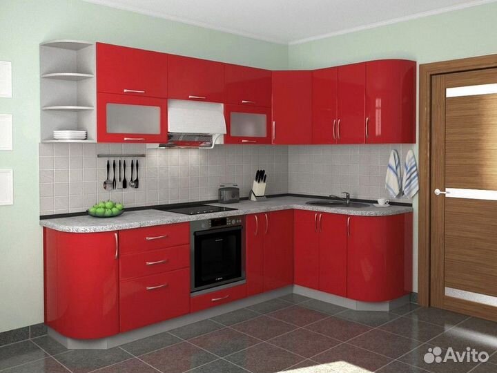 Угловые кухни на заказ. Мод 10916