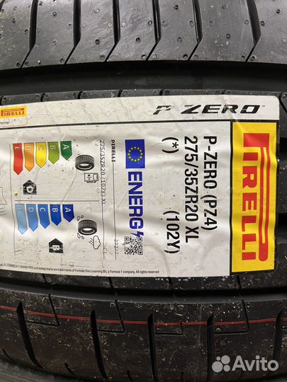 Pirelli P Zero PZ4 L.S. 245/40 R20 и 275/35 R20