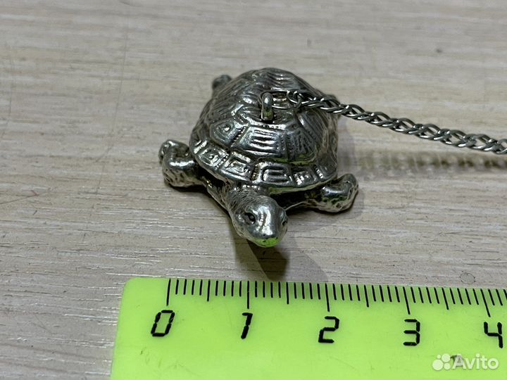 «Серебряное изделие талисман черепашка