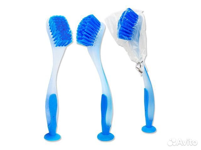 Щетка для посуды с присоской antella 