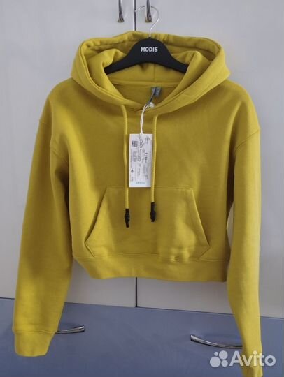 Кофта укороченная с начёсом женская