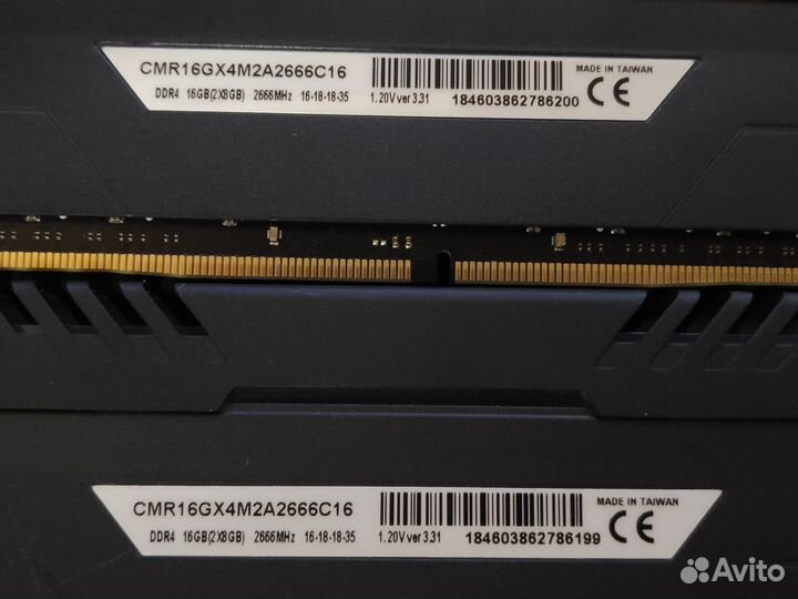 Corsair RGB DDR4 16Gb(2x8Gb)