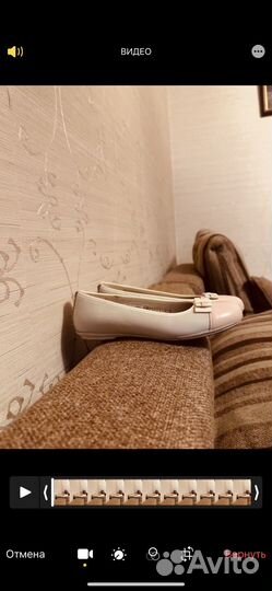 Балетки натуральная кожа