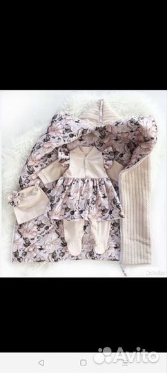 Конверт на выписку для девочки