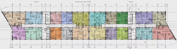 3-к. квартира, 79,3 м², 10/15 эт.