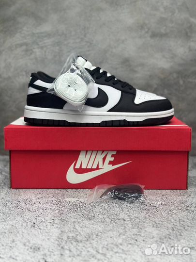 Кроссовки Nike SB Dunk Low White Black Panda