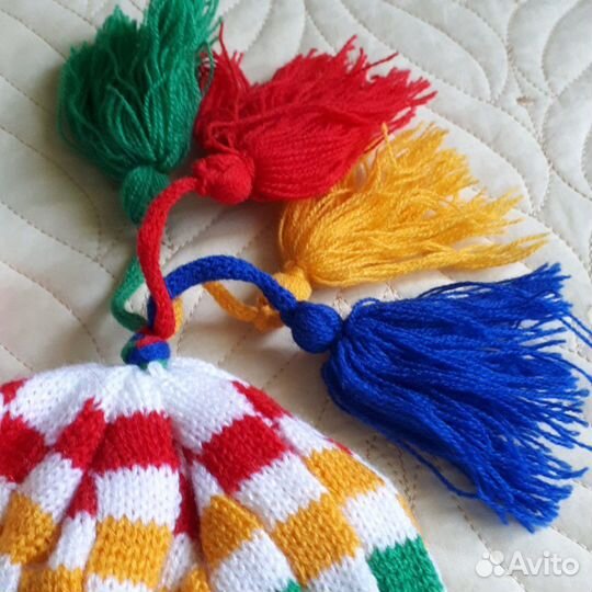 Новая шапка с варежками