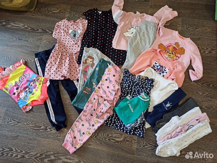 Вещи пакетом на девочку 4-5 лет