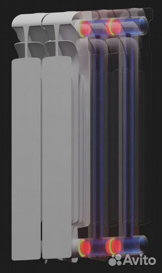 Радиатор биметаллический Rifar EcoBuild 300 6 сек