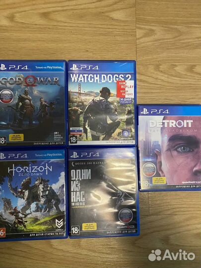 GoW,Одни из нас 1, Detroit,WD 2, Horizon Zero Dawn
