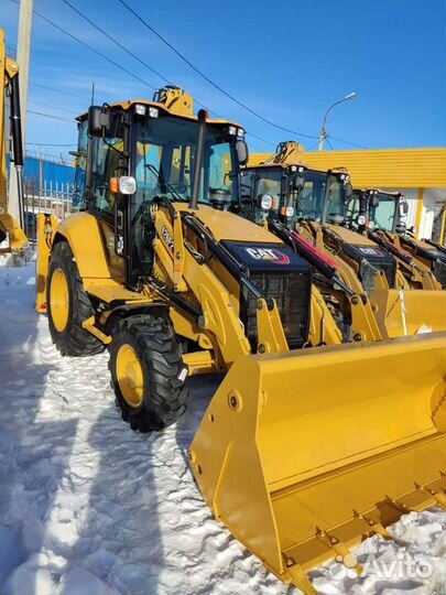 Услуги аренда экскаватор погрузчик caterpillar 428