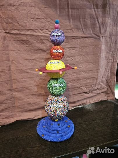 Подделка из бисера, космос