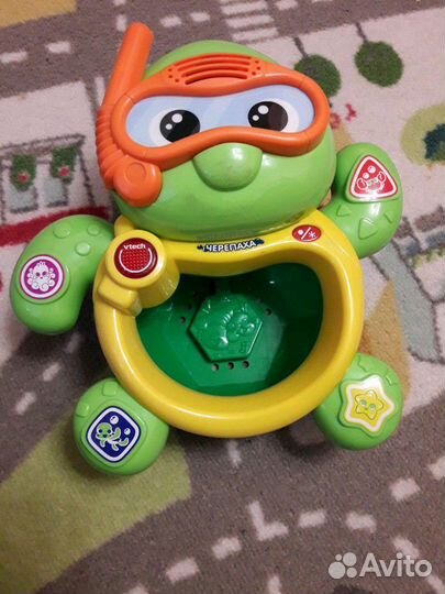 Музык. водонепроницаемая черепаха vtech