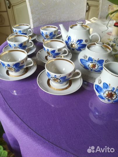 Сервиз чайный Барановка 50-60гг сорт 1