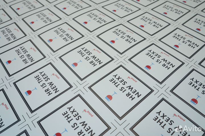 Печать наклеек, стикеров и этикеток