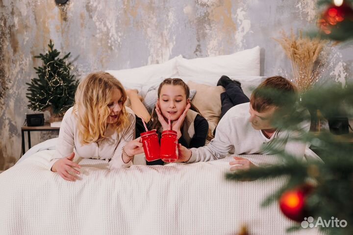 Фотосессия новогодняя, семейная, детская