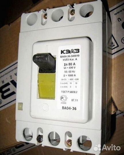 Автоматические выключатели ва 5543