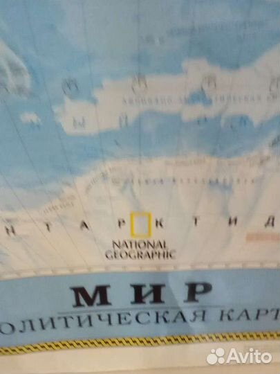 Карта мира на стену