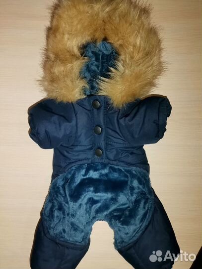 Зимний комбинезон для маленьких пород собак