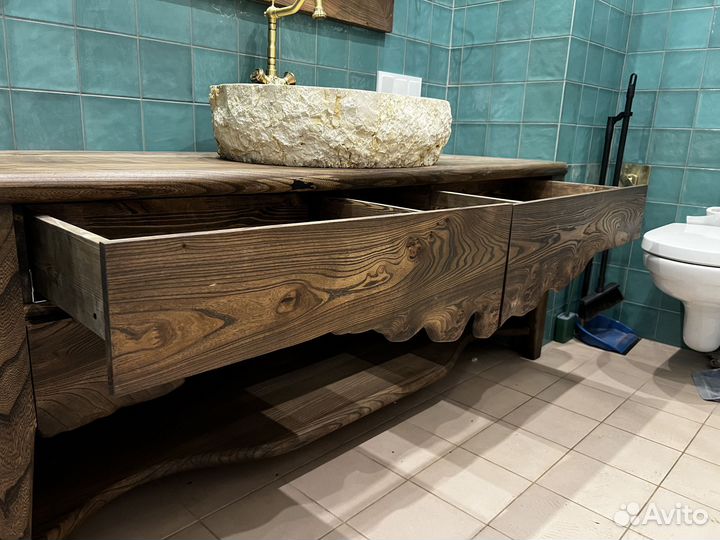 Тумба под раковину/в ванную из массива