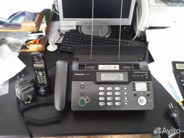 Телефон - факс Panasonic KX FC962+Радиотрубка