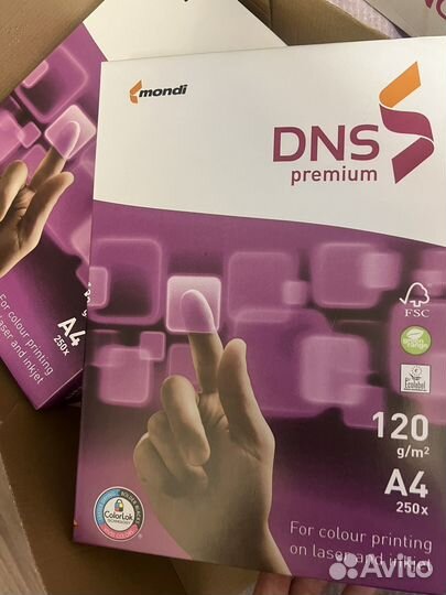 Бумага DNS Premium A4 3 пачки