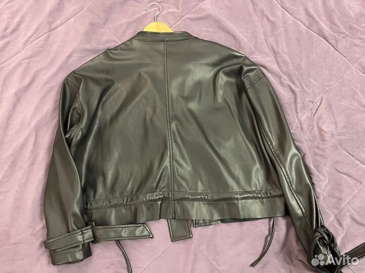 Куртка из экокожи 44