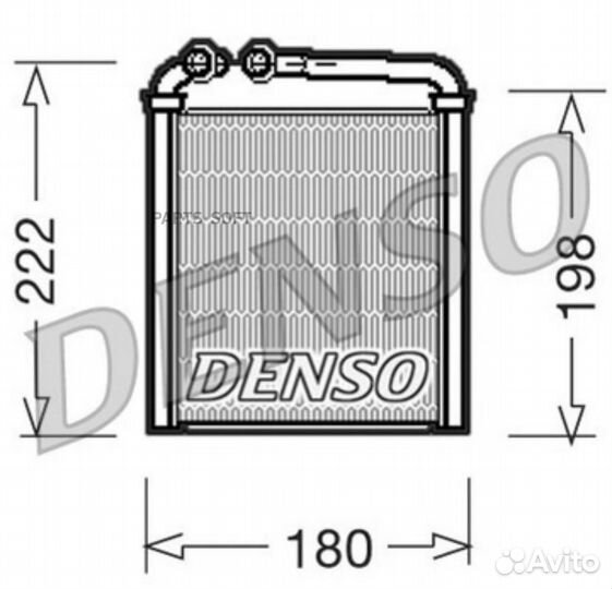 Denso DRR32005 Радиатор печки skoda octavia 1Z3/1Z