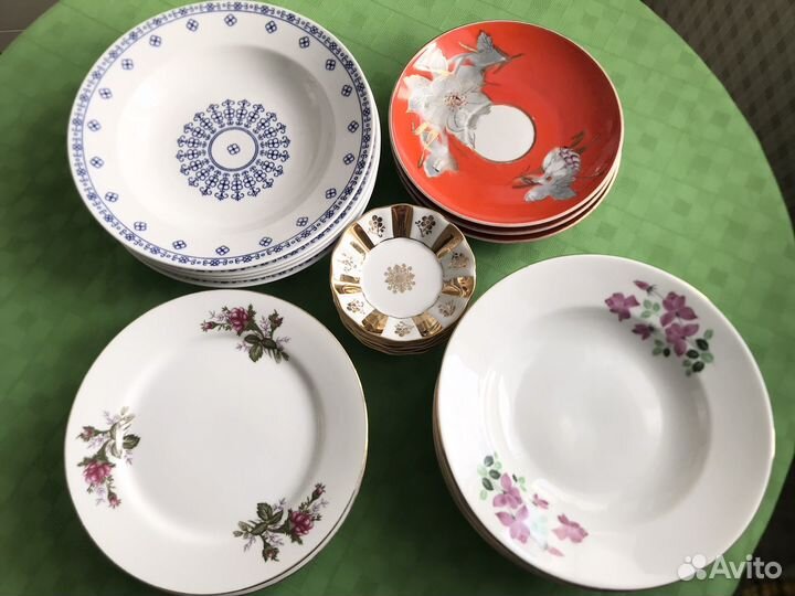 Тарелки Япония, Чехия, Германия, Болгария