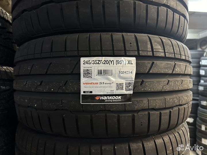 Hankook Ventus S1 Evo 3 K127 245/35 R20 и 275/30 R20 97Y