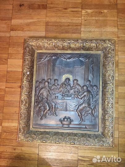 Икона тайная вече гипс