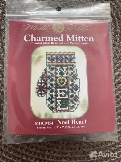 Набор для вышивки крестом Mill Hill Noel Heart