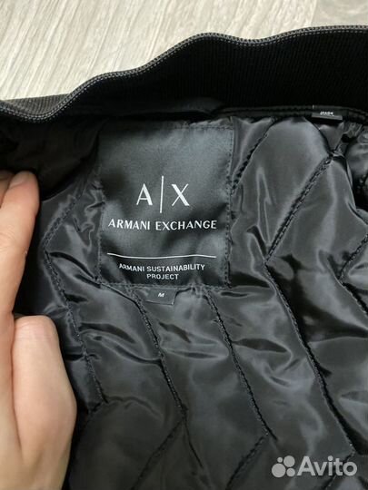 Armani exchange бомбер мужской оригинал