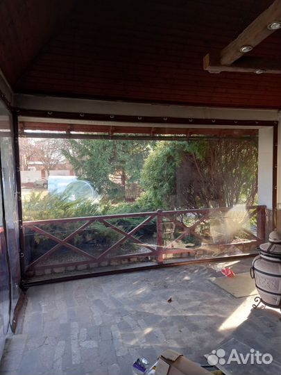 Мягкие окна на беседку