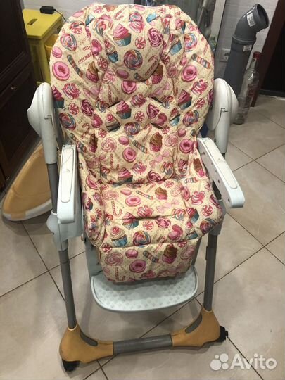 Стульчик для кормления chicco polly