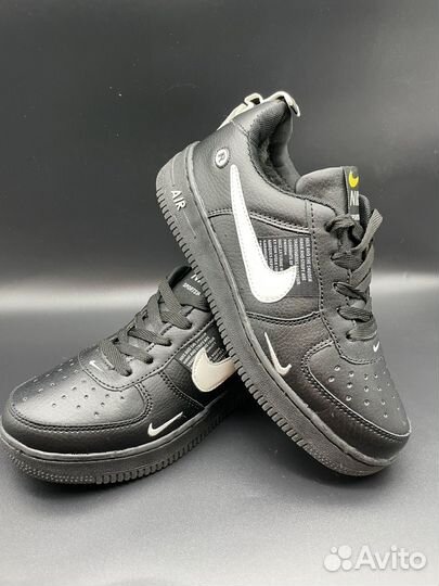 Кроссовки nike air force 1 зима 35-38 подростковые