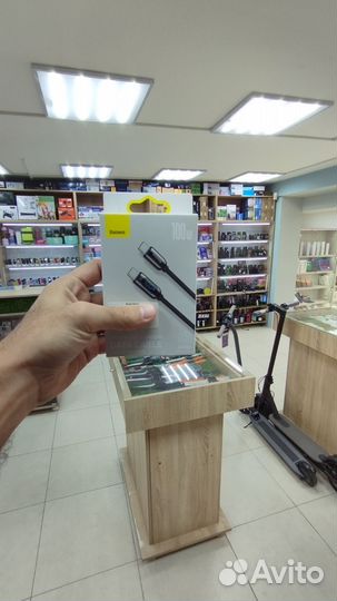 Кабель baseus display Type-c to Type-c 100w