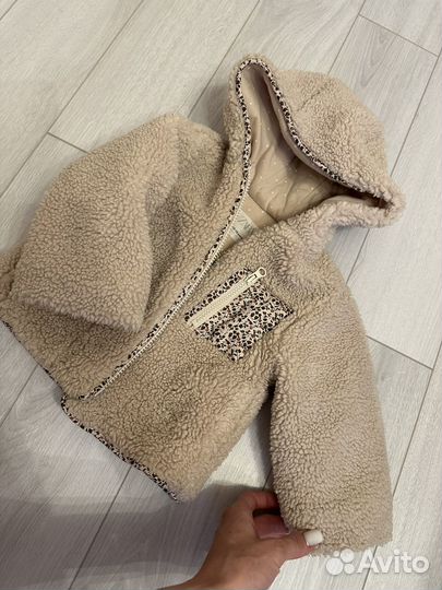 Курточка теплая для девочки 80/86 Zara