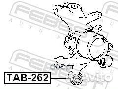 Сайлентблок цапфы lexus RX300/330 03-08 зад.под