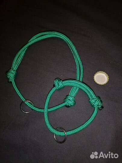 Ошейник полуудавка,ошейник шнурок,ошейник