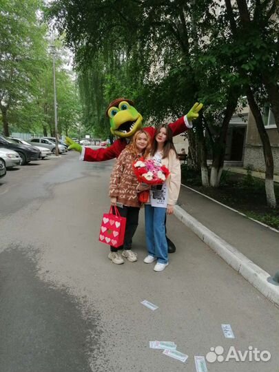 Ростовая кукла Крокодил аниматор на праздник